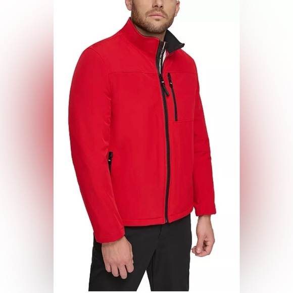 Calvin Klein Men's Red Softshell Jacket - XXL winter - Picture 1 of 10